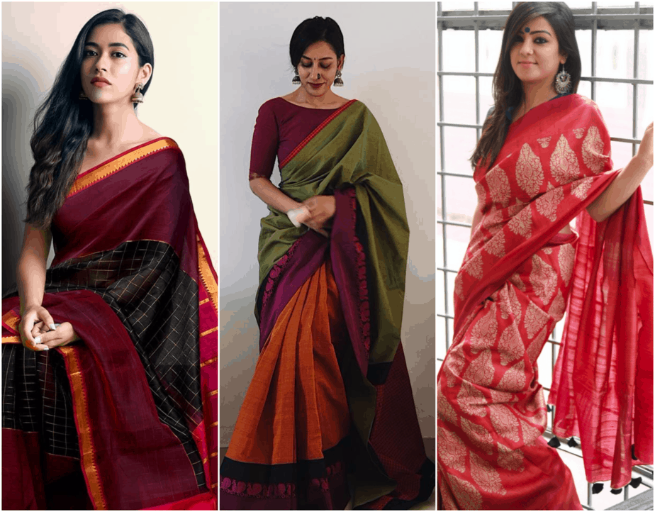 best designer handloom saree